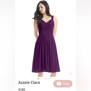 Purple Sleeveless Cocktail Dress
